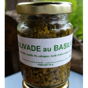 Olivade au basilic