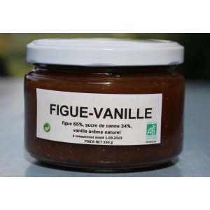 Confiture figue vanille ''bio''