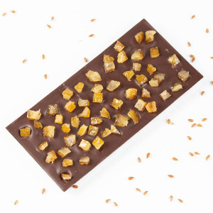 Tablette noir bio lin et citron