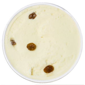 Crème glacée rhum raisins