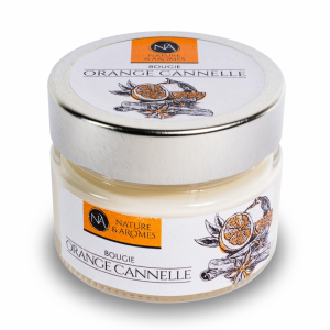 Bougie orange cannelle