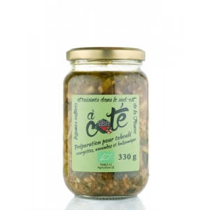 Préparation pour taboulé courgette amandes et balsamique