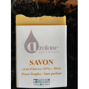 Savon peaux fragiles lait d'ânesse et miel