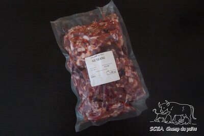 Viande hachée pour animaux 500g