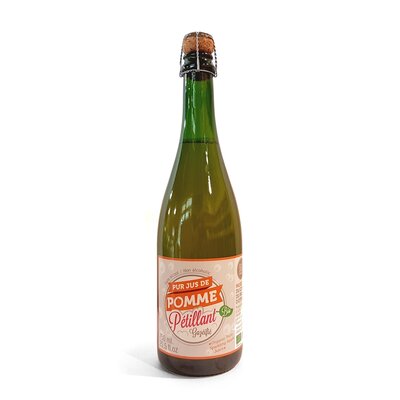 Jus de pomme petillant bio