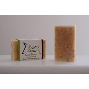 Savon exfoliant au lait d'ânesse