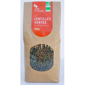 Lentilles vertes bio