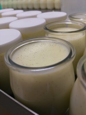 Semoule au lait à la vanille