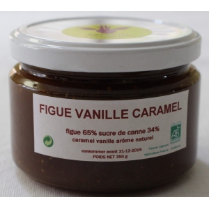 Confiture figue vanille caramel ''bio''