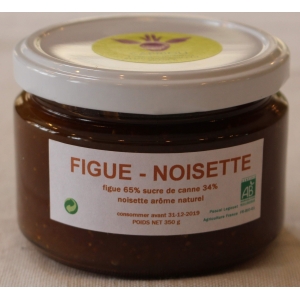 Confiture figue noisette ''bio''