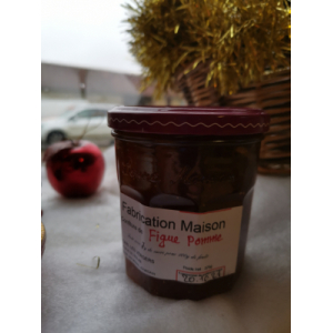Confiture de figues et pommes