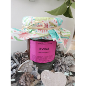 Confiture de banane au chocolat