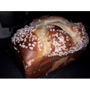 Brioche  nature sucre grain (pur beurre 82%)
