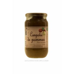 Compotée de pommes bio 820g