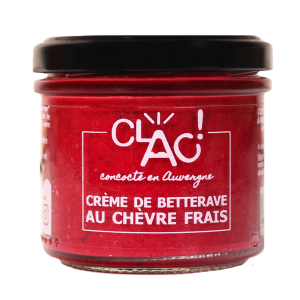 Crème de betterave au chèvre frais