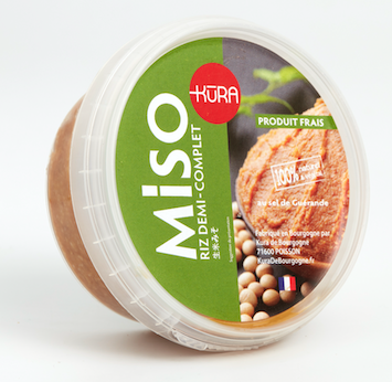 Miso moyen soja, riz & sel gérande
