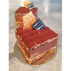 Dacquoise chocolat-café x 2