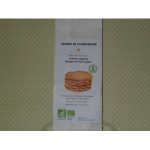 Prep. galettes veganes sarrasin et pois cassés-