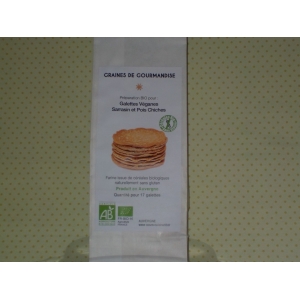 Prep. galettes veganes sarrasin et pois chiche-