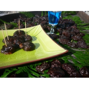 Pruneaux fourrés au foie gras