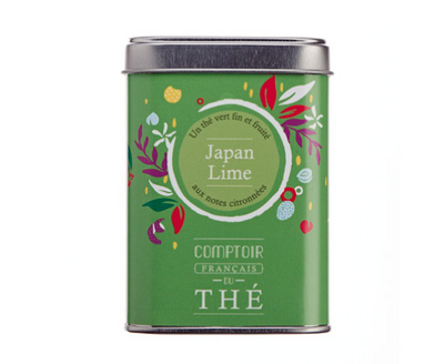 Thé japan lime - boîte métal 80gr