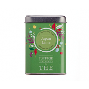 Thé japan lime - boîte métal 80gr