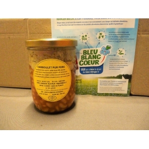 Cassoulet 650gr pur porc bleu-blanc-coeur