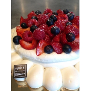 Pavlova aux fruits rouges x 4