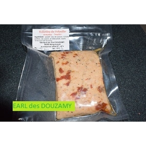 Rillettes de poulet tomate basilic