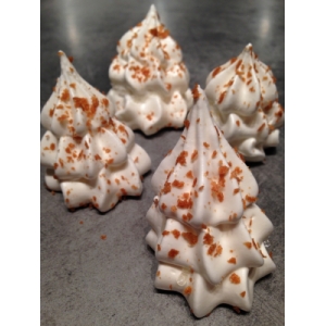 Meringues sapin de noël