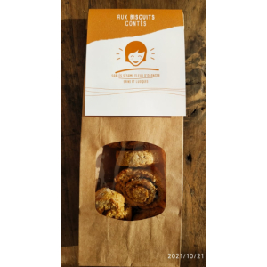 Sablés 'sésame fleur d'oranger'