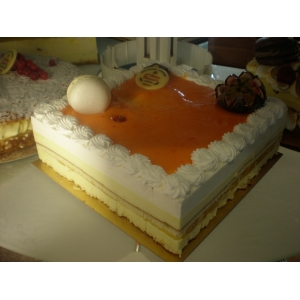 Entremet mangue/abricot 8 pers.