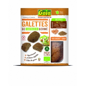 Galettes de sarrasin germé pois chi