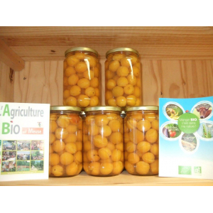 Mirabelles bio au sirop léger