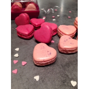 Macarons 'mon coeur' coffret spécial saint valentin***