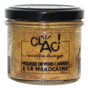 Mousse de pois carrés à la marocaine