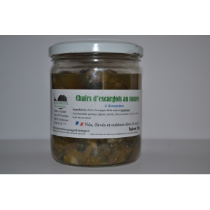 Chairs d'escargots au naturel