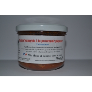 Chairs d'escargots à la provençale piquante