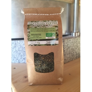 Lentilles vertes bio