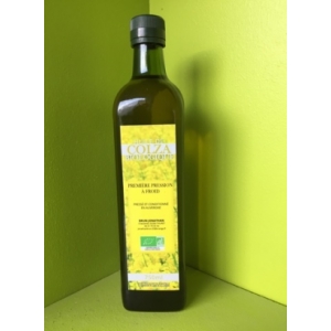 Huile de colza bio, première pressi