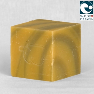 Savon aux deux argiles, cube 200g.