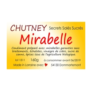 Chutney mirabelle