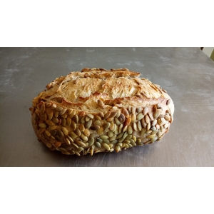 Pain au petit épeautre et graines de courge bio