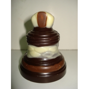 Moulage cloche chocolat noir