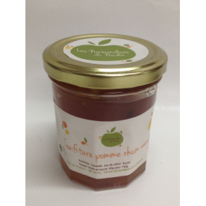 Confiture pomme-rhum-vanille