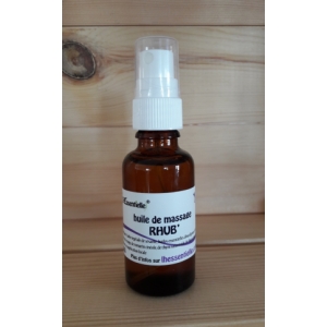Huile de massage rub