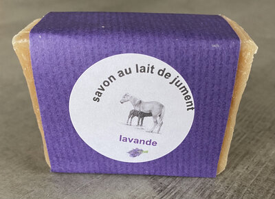 Savon lait de jument - lavande