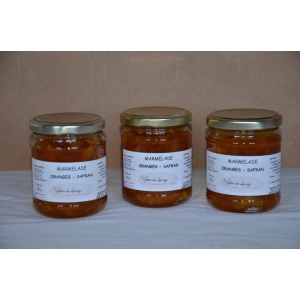 Marmelade d'orange safranée