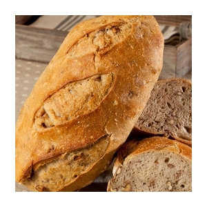 Pain garni aux noix bio