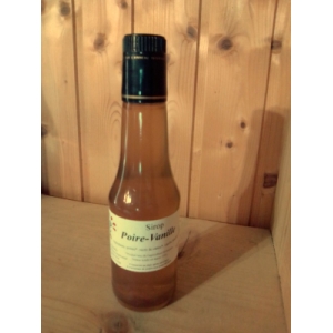 Sirop de poire-vanille